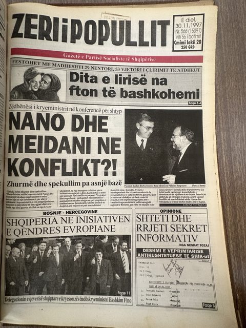 Zëri i Popullit 1997-11-30